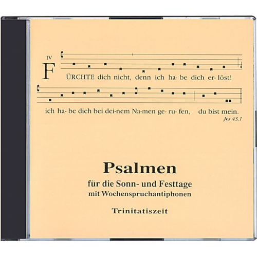Godehard Joppich Ludwig Thomas - CD: Psalmen für die Sonn- und Festtage, mit Wochenspruchantiphonen