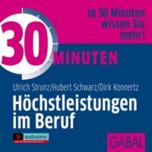 Hubert Schwarz Ulrich Strunz - 30 Minuten Höchstleistungen im Beruf