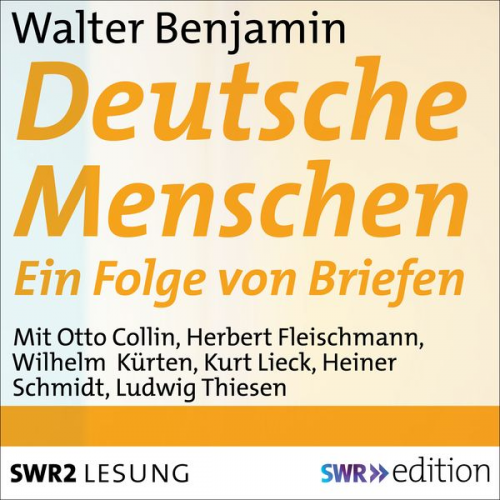 Walter Benjamin - Deutsche Menschen
