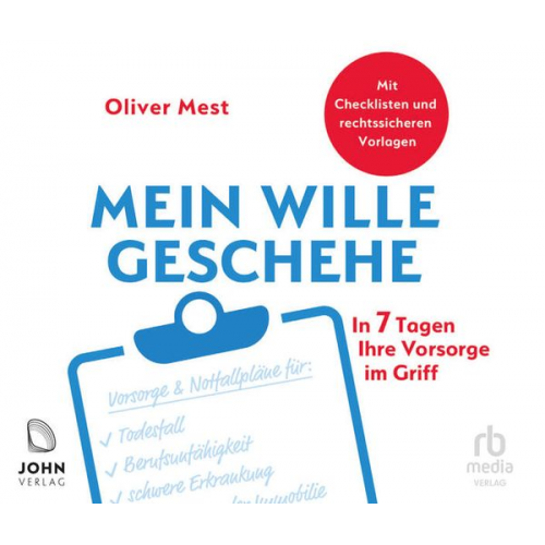 Oliver Mest - Mein Wille geschehe