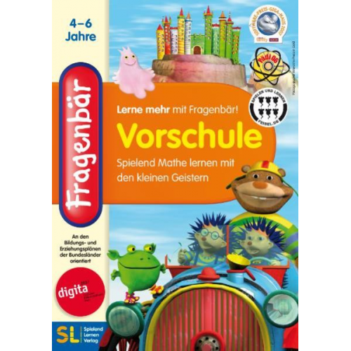 Vera Lohmann - Fragenbär.  Spielend Mathe lernen mit den kleinen Geistern. CD-ROM für Windows 98/2000/ME/XP/Vista/7 und Mac ab G4 MacOSX 10.2