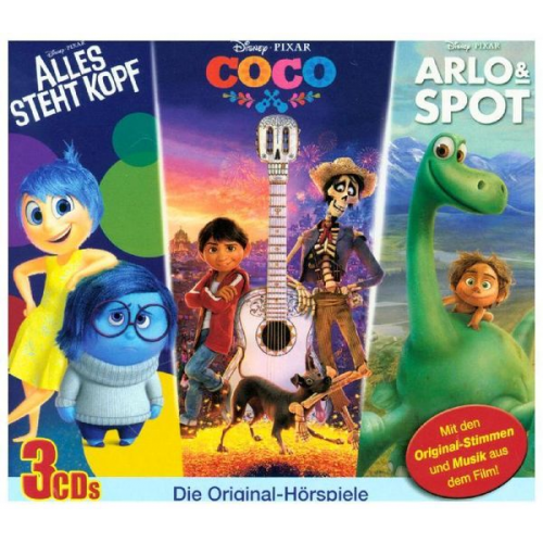 Disney/Pixar: Arlo & Spot/Alles steht Kopf/Coco