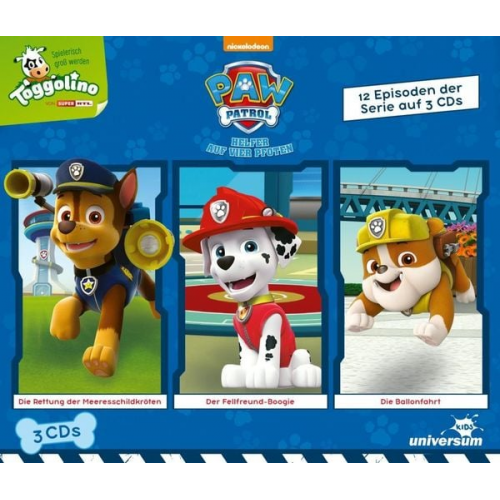 PAW Patrol Hörspielbox 1 (Meeresschildkröten / Boogie / Ballonfahrt)