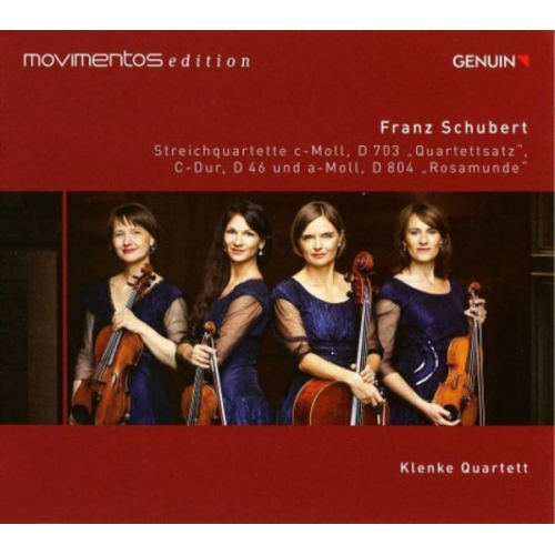 Franz Schubert - Streichquartette D 703,D 46/+(Movimentos Ed.)