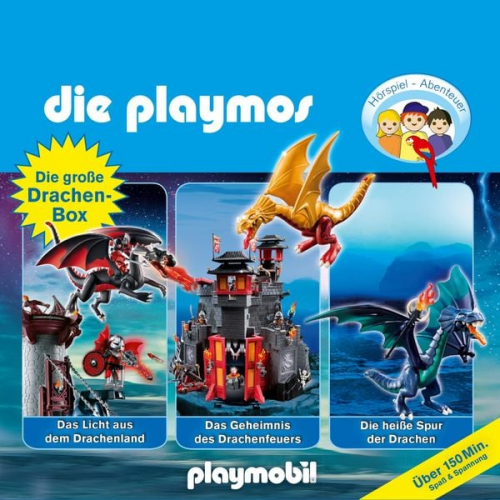 Simon X. Rost Florian Fickel - Die Playmos - Das Original Playmobil Hörspiel, Die große Drachen-Box, Folgen 13, 38, 50