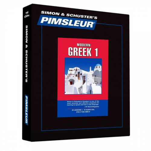 Pimsleur - Pimsleur Greek (Modern) Level 1 CD, 1: Learn to Speak and Understand Modern Greek with Pimsleur Language Programs