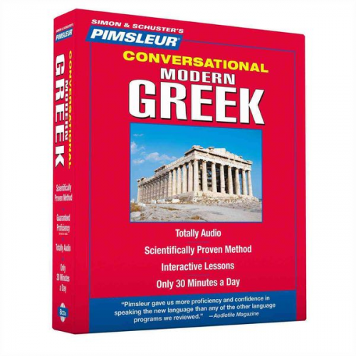 Pimsleur - Pimsleur Greek (Modern) Conversational Course - Level 1 Lessons 1-16 CD: Learn to Speak and Understand Modern Greek with Pimsleur Language Programs