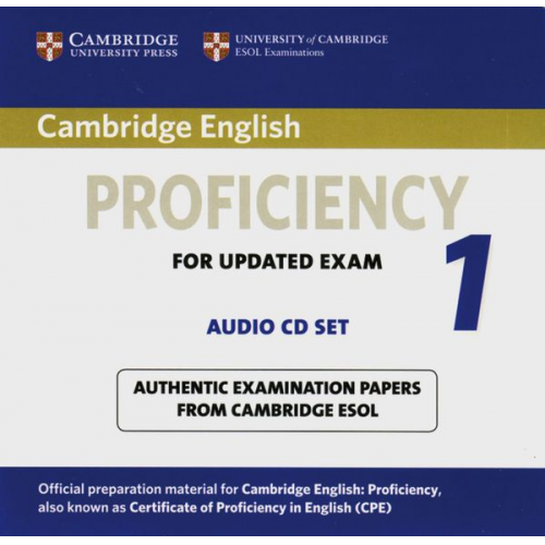 Cambridge English Proficiency 1 for updated exam