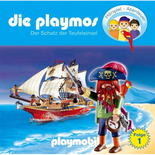 Simon X. Rost - Die Playmos - Das Original Playmobil Hörspiel, Folge 1: Der Schatz der Teufelsinsel