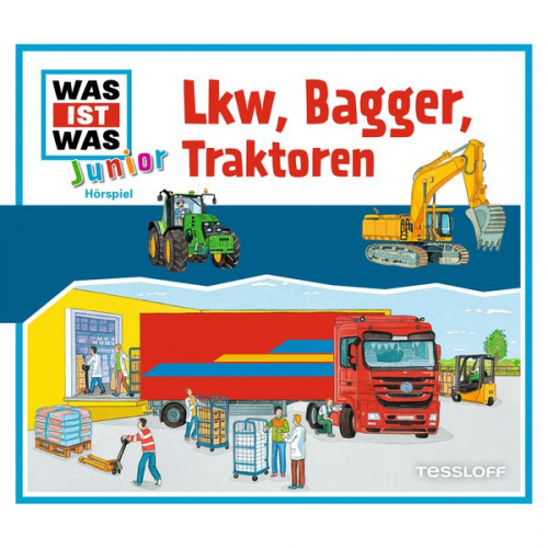 Claudia Kaiser Martin Lickleder Markus Lehmann-Horn - WAS IST WAS Junior Hörspiel. LKW, Bagger, Traktoren