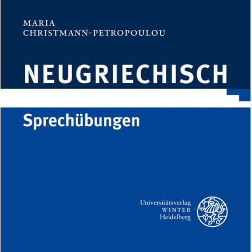 Maria Christmann-Petropoulou - Neugriechisch - Sprechübungen, Audio-CD