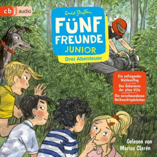 Enid Blyton - Fünf Freunde JUNIOR - Drei Abenteuer - Ein aufregender Waldausflug. Das Geheimnis der alten Villa. Die verschwundenen Weihnachtspäckchen