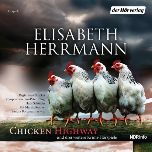 Elisabeth Herrmann - CHICKEN HIGHWAY und drei weitere Krimi-Hörspiele