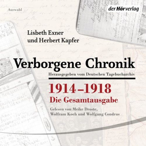 Herbert Kapfer Lisbeth Exner - Verborgene Chronik 1914-1918