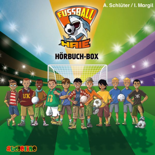 Andreas Schlüter Irene Margil - Fußball-Haie Hörbuch-Box