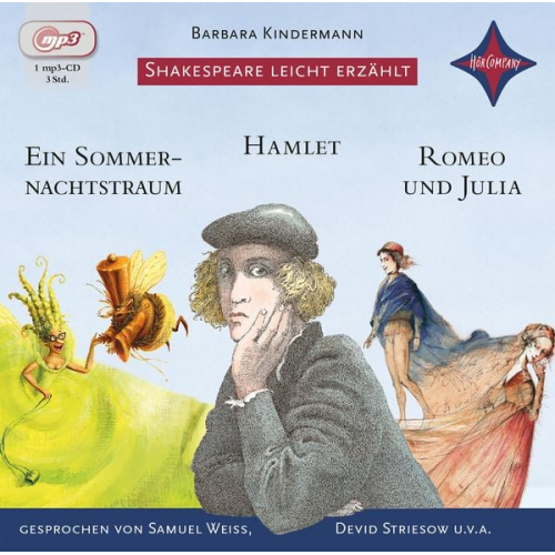 Barbara Kindermann - Shakespeare leicht erzählt: Ein Sommernachtstraum, Hamlet, Romeo und Julia