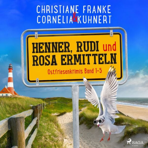 Christiane Franke Cornelia Kuhnert - Henner, Rudi und Rosa ermitteln: Ostfriesenkrimis Band 1-5 (Nur bei uns!)