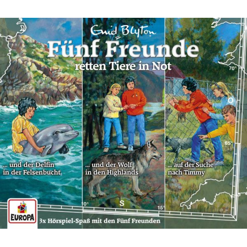 Enid Blyton - Fünf Freunde: 032/3er-Box-retten Tiere in Not ( Folgen 112,1