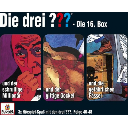 Oliver Rohrbeck Jens Wawrczeck Alfred Hitchcock - Die drei ??? 16. Box (46-48)