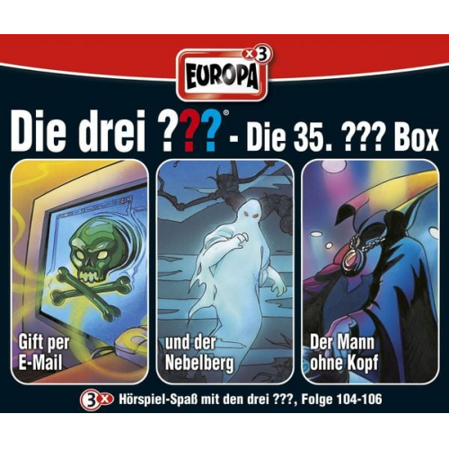 Die drei ??? Box 35. Folgen 104 - 106 (drei Fragezeichen) 3 CDs