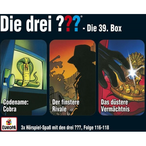 Die drei ??? 3er Box 39 (Folgen 116, 117, 118) (drei Fragezeichen)