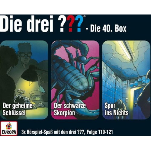 Die drei ??? - 3er Box 40 (Folgen 119, 120, 121) (Fragezeichen)