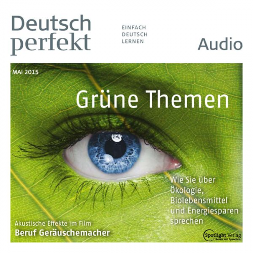 Various Spotlight Verlag - Deutsch lernen Audio - Grüne Themen