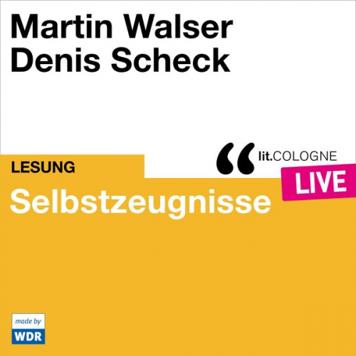 Martin Walser - Selbstzeugnisse