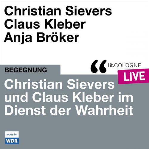 Christian Sievers Klaus Kleber - Christian Sievers und Klaus Kleber im Dienst der Wahrheit