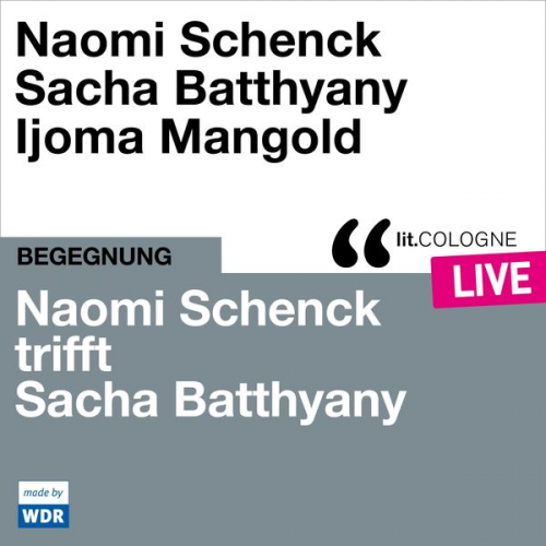 Naomi Schenck Sacha Batthyany - Naomi Schenck trifft Sacha Batthyany