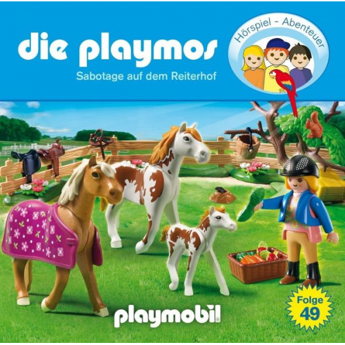 Die Playmos - Das Original Playmobil Hörspiel, Folge 49: Sabotage auf dem Reiterhof