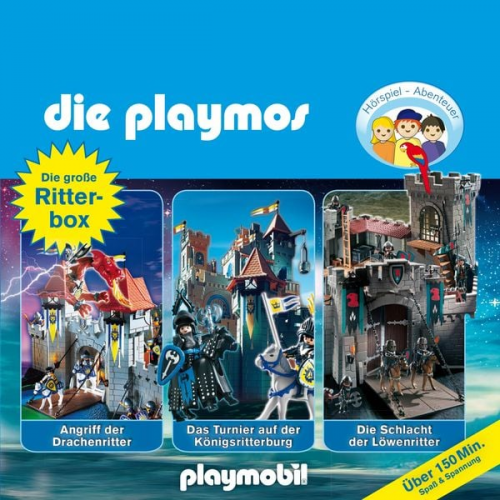 Simon X. Rost Florian Fickel - Die Playmos - Das Original Playmobil Hörspiel, Die große Ritter-Box: Folgen 2, 8, 20