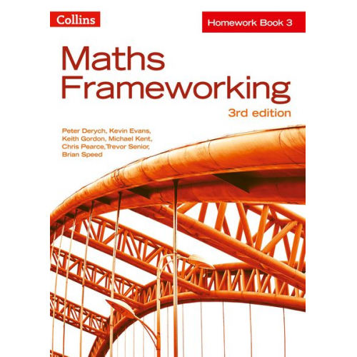 Brian Speed Keith Gordon Kevin Evans Michael Kent Peter Derych - KS3 Maths Homework Book 3