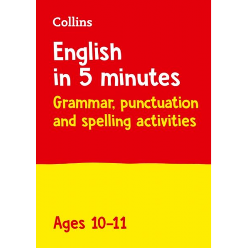 Collins KS2 - English in 5 Minutes a Day Age 10-11