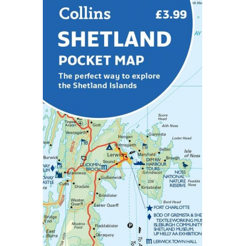 Collins Maps - Shetland Pocket Map