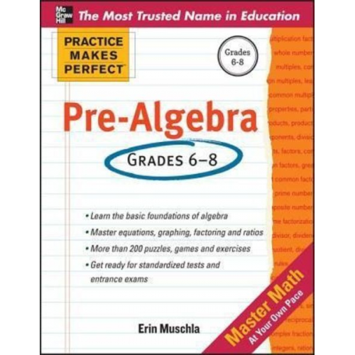 Erin Muschla - Practice Makes Perfect Pre-Algebra