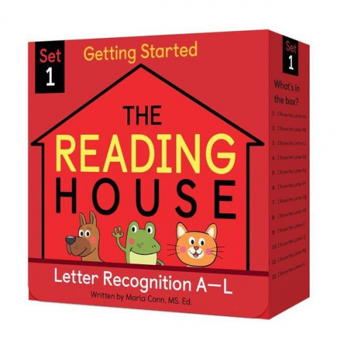 The Reading House - The Reading House Set 1: Letter Recognition A-L