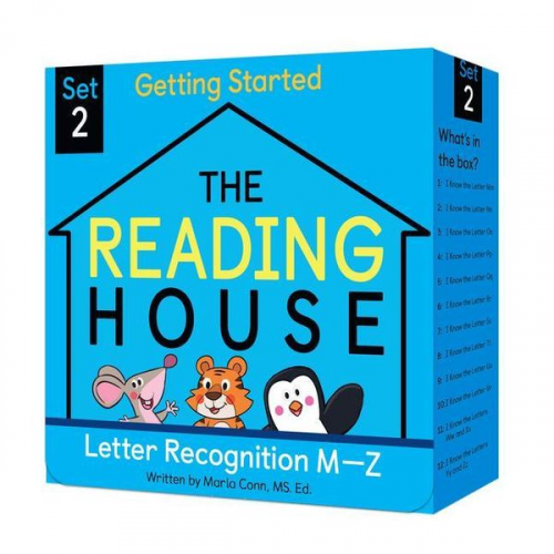 The Reading House - The Reading House Set 2: Letter Recognition M-Z