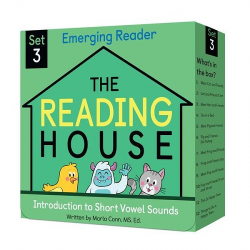 The Reading House - The Reading House Set 3: Introduction to Short Vowel Sounds