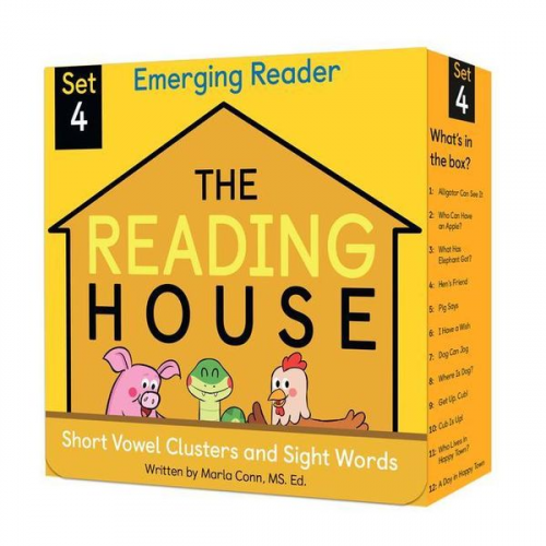 The Reading House - The Reading House Set 4: Short Vowel Clusters and Sight Words