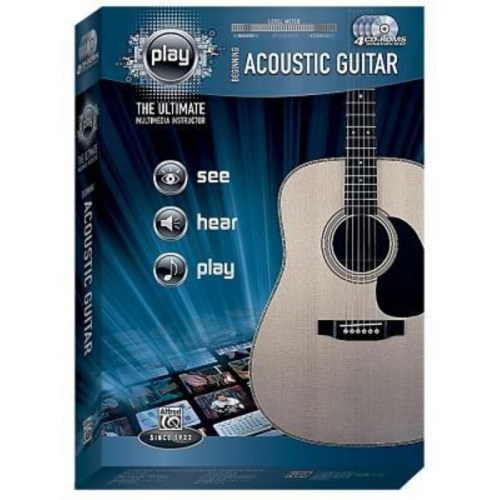 Alfred Publishing Staff - Alfred's Play Beginning Acoustic Guitar: The Ultimate Multimedia Instructor, CD-ROM