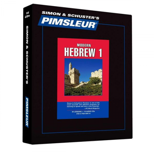 Pimsleur - Pimsleur Hebrew Level 1 CD, 1: Learn to Speak and Understand Hebrew with Pimsleur Language Programs