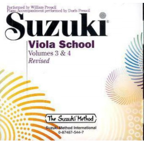 William Preucil Doris Preucil - Suzuki Viola School, Vol 3 & 4