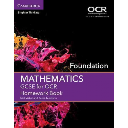 Nick Asker Karen Morrison - GCSE Mathematics for OCR Foundation Homework Book