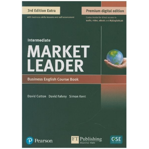 David Cotton David Falvey Simon Kent - Market Leader 3e Extra Intermediate Course Book, QR,DVD & MEL Pack, m. 1 Beilage, m. 1 Online-Zugang