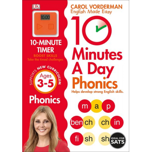 Carol Vorderman - 10 Minutes A Day Phonics, Ages 3-5 (Preschool)