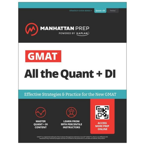 Manhattan Prep - GMAT All the Quant + Di: Effective Strategies & Practice for the New GMAT + Atlas Online