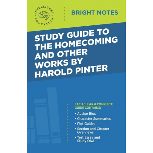 Study Guide to The Homecoming and Other Works by Harold Pinter