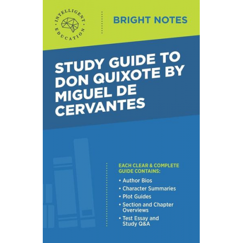 Study Guide to Don Quixote by Miguel de Cervantes