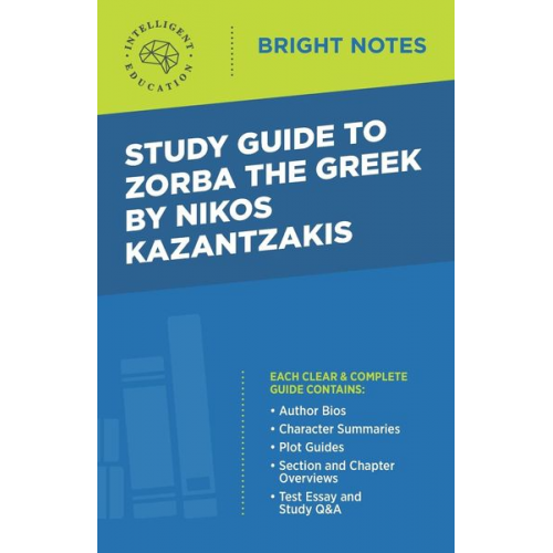 Study Guide to Zorba the Greek by Nikos Kazantzakis